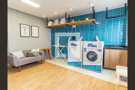 Apartamento à venda com 24m², 1 quarto e sem vaga Apartamento à venda com 24m², 1 quarto e sem vagaÁrea comum - Lavanderia