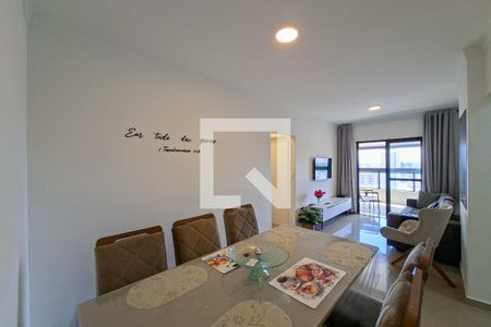 Sala de apartamento para alugar com 2 quartos, 73m² em Mirim, Praia Grande