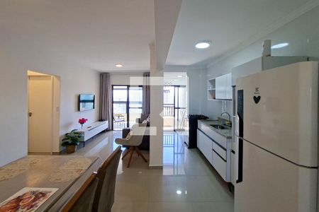 Sala de apartamento para alugar com 2 quartos, 73m² em Mirim, Praia Grande