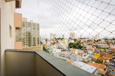 Varanda da sala de apartamento à venda com 3 quartos, 141m² em Vila Bastos, Santo André