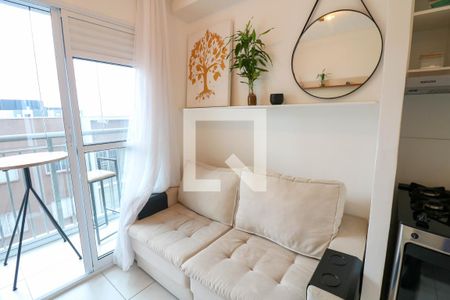 Sala de apartamento à venda com 1 quarto, 28m² em Jardim Caravelas, São Paulo
