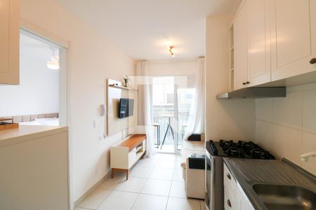 Sala de apartamento para alugar com 1 quarto, 28m² em Jardim Caravelas, São Paulo