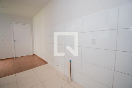 cozinha/área de serviço/sala de apartamento para alugar com 2 quartos, 54m² em Feitoria, São Leopoldo