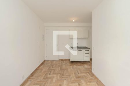 Sala/Cozinha de apartamento para alugar com 1 quarto, 24m² em Bela Vista, São Paulo