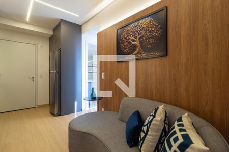 Sala de apartamento à venda com 1 quarto, 33m² em Santo Amaro, São Paulo