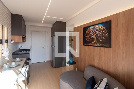 Sala de apartamento à venda com 1 quarto, 33m² em Santo Amaro, São Paulo