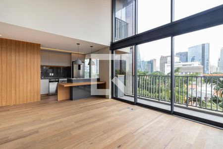 Sala de apartamento à venda com 2 quartos, 140m² em Vila Nova Conceição, São Paulo