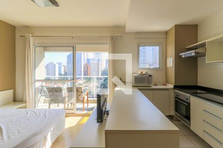 Studio  de apartamento para alugar com 1 quarto, 37m² em Brooklin Paulista, São Paulo
