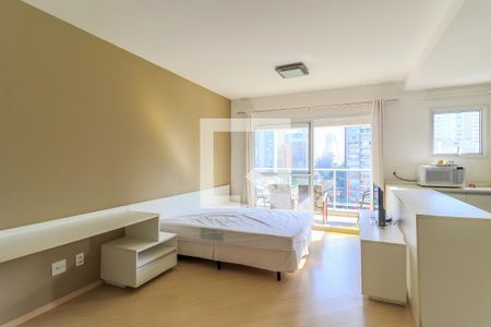 Studio  de apartamento para alugar com 1 quarto, 37m² em Brooklin Paulista, São Paulo