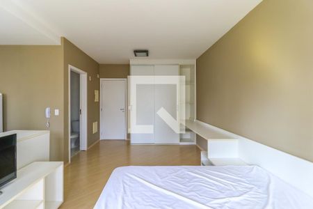 Sala/Quarto de apartamento para alugar com 1 quarto, 37m² em Brooklin Paulista, São Paulo