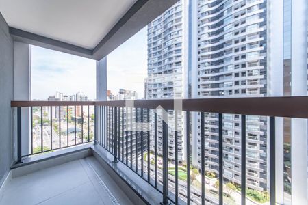 Varanda do Studio de kitnet/studio à venda com 1 quarto, 25m² em Brooklin Paulista, São Paulo