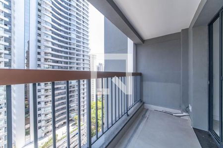 Varanda do Studio de kitnet/studio à venda com 1 quarto, 25m² em Brooklin Paulista, São Paulo