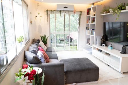 Sala de apartamento à venda com 3 quartos, 110m² em Vila Andrade, São Paulo