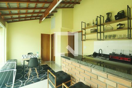 Casa de condomínio à venda com 120m², 2 quartos e 1 vagaÁrea gourmet