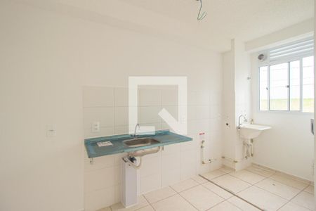 Detalhe da Sala/Cozinha de apartamento para alugar com 2 quartos, 42m² em Campo Grande, Rio de Janeiro