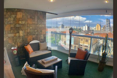 Varanda gourmet de apartamento à venda com 3 quartos, 107m² em Cambuci, São Paulo