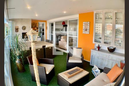 Varanda gourmet de apartamento à venda com 3 quartos, 107m² em Cambuci, São Paulo