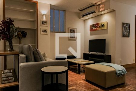 Sala de apartamento para alugar com 1 quarto, 60m² em Copacabana, Rio de Janeiro