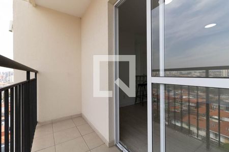 Varanda da Sala de apartamento para alugar com 1 quarto, 43m² em Vila Santo Estéfano, São Paulo
