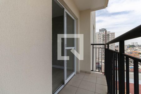 Varanda da Sala de apartamento para alugar com 1 quarto, 43m² em Vila Santo Estéfano, São Paulo