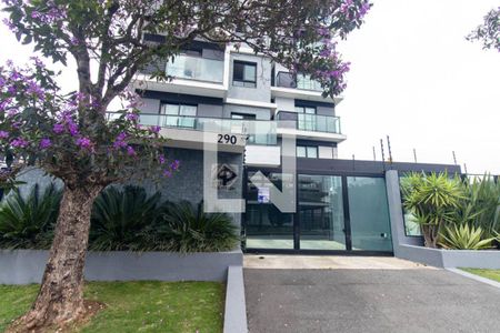 Studio para alugar com 24m², 1 quarto e sem vagaFachada do Condomínio e placa