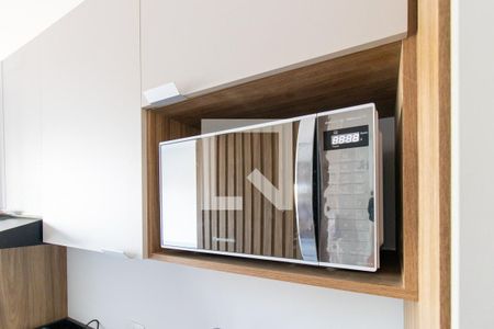 Studio para alugar com 22m², 1 quarto e 1 vagaDetalhe da cozinha