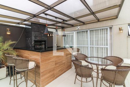 Apartamento à venda com 144m², 2 quartos e 2 vagasTerraço da cobertura - área gourmet