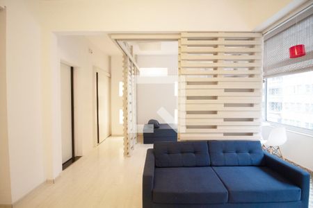 Sala de apartamento à venda com 1 quarto, 80m² em Jardim Paulista, São Paulo