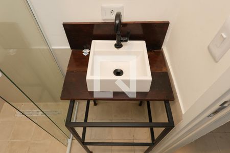 Banheiro do Studio de kitnet/studio para alugar com 1 quarto, 12m² em Santana, São Paulo