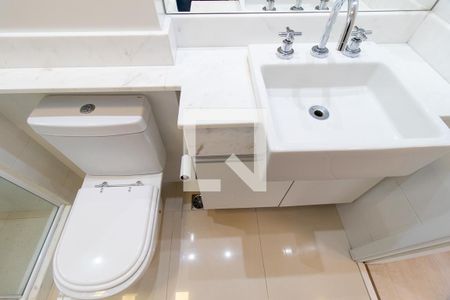 Apartamento para alugar com 76m², 2 quartos e 1 vagaDetalhe do Banheiro da Suite