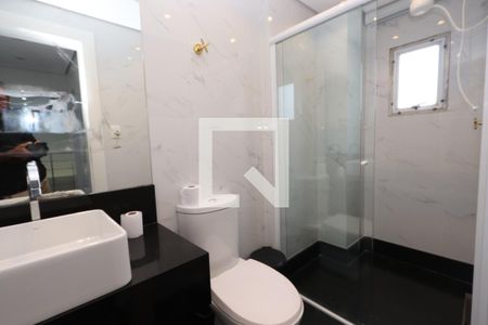 Apartamento à venda com 250m², 4 quartos e 3 vagasBanheiro do Salão de Festas