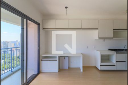 Sala/Quarto de kitnet/studio para alugar com 1 quarto, 28m² em Santo Amaro, São Paulo