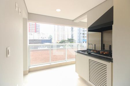 Varanda Gourmet  de apartamento para alugar com 1 quarto, 52m² em Vila Azevedo, São Paulo