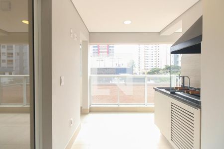 Varanda Gourmet  de apartamento para alugar com 1 quarto, 52m² em Vila Azevedo, São Paulo