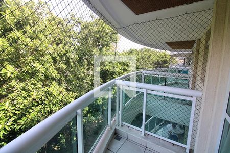 Varanda da Suíte de apartamento para alugar com 1 quarto, 25m² em Barra da Tijuca, Rio de Janeiro