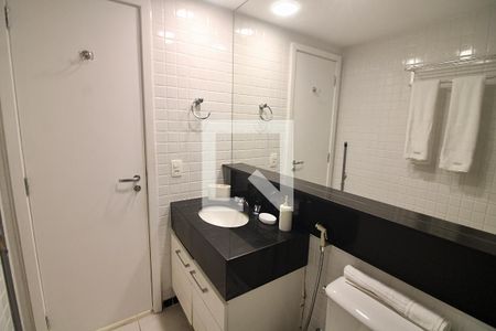 Banheiro da Suíte de apartamento para alugar com 1 quarto, 25m² em Barra da Tijuca, Rio de Janeiro
