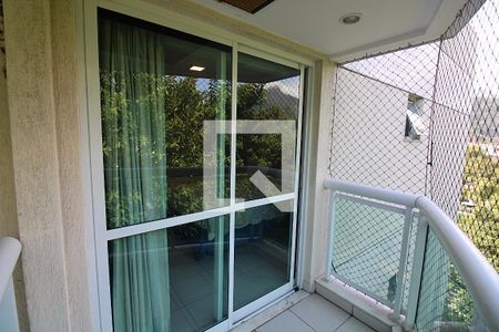 Varanda da Suíte de apartamento para alugar com 1 quarto, 25m² em Barra da Tijuca, Rio de Janeiro