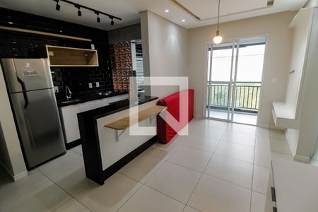 Sala de apartamento para alugar com 2 quartos, 49m² em Parque Reboucas, São Paulo