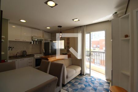 Sala/Cozinha de apartamento para alugar com 1 quarto, 38m² em Vila Nova Conceição, São Paulo