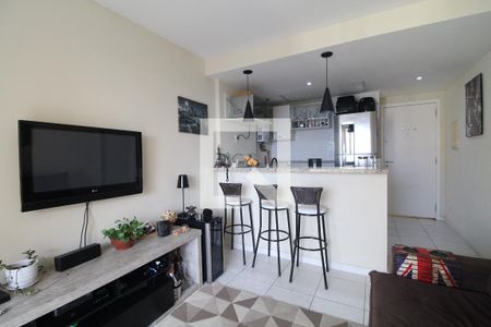 Sala de apartamento para alugar com 1 quarto, 50m² em Barra da Tijuca, Rio de Janeiro