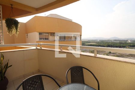 Varanda da Sala de apartamento para alugar com 1 quarto, 50m² em Barra da Tijuca, Rio de Janeiro