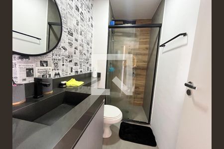 Banheiro da Suíte de apartamento à venda com 1 quarto, 35m² em Vila Paulista, São Paulo