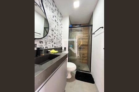 Banheiro da Suíte de apartamento à venda com 1 quarto, 35m² em Vila Paulista, São Paulo