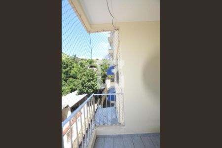 Varanda da Sala de apartamento para alugar com 2 quartos, 58m² em Vaz Lobo, Rio de Janeiro