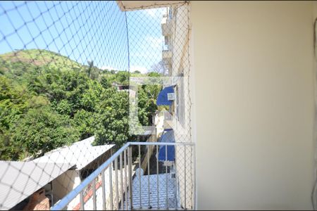 Varanda da Sala de apartamento para alugar com 2 quartos, 58m² em Vaz Lobo, Rio de Janeiro