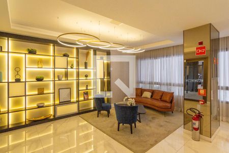 Apartamento à venda com 84m², 2 quartos e 2 vagasHall social