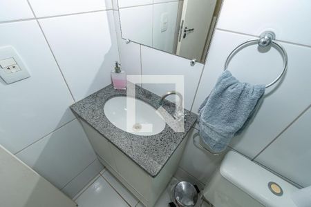 Casa de condomínio para alugar com 112m², 3 quartos e 2 vagas Casa de condomínio para alugar com 112m², 3 quartos e 2 vagasDetalhe Banheiro Social