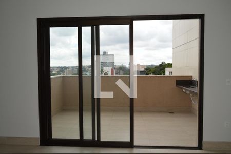 Varanda da Sala de apartamento à venda com 5 quartos, 180m² em Centro, Contagem