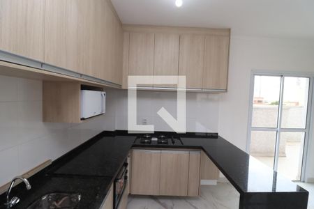 Sala/Cozinha de apartamento à venda com 1 quarto, 42m² em Vila Azevedo, São Paulo