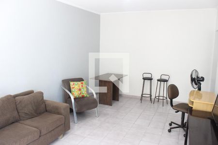 Sala de apartamento para alugar com 1 quarto, 75m² em Itararé, São Vicente